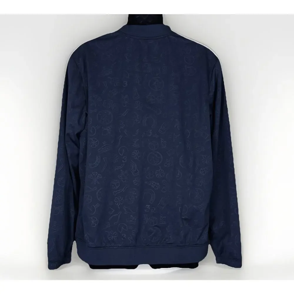 Nike Shield Mens Medium Lucky Charms All Over‎ Print Navy Blue Long Sleeve Crew